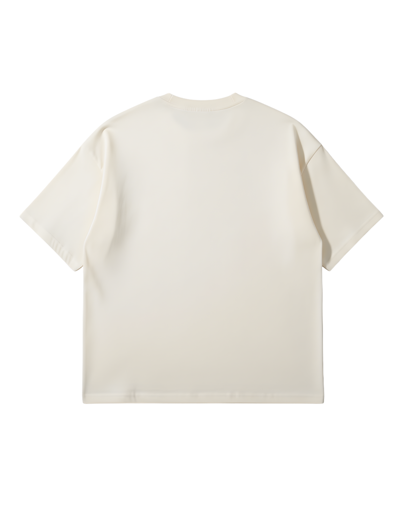 Off-White French Terry Oversized t-shirt on a white background